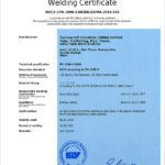 EN 1090 2 Certificate