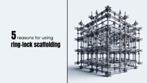 Image of scaffolding framework for a building structure