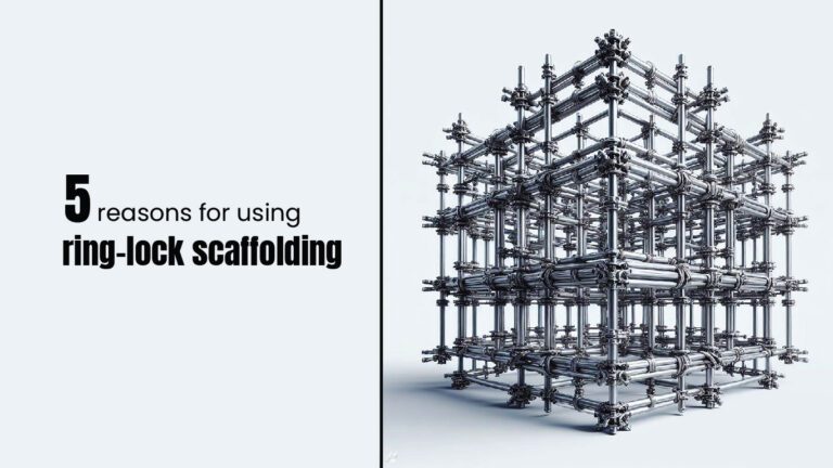 scaffolding access structure for building