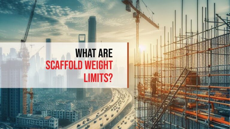 construction site scaffold support system