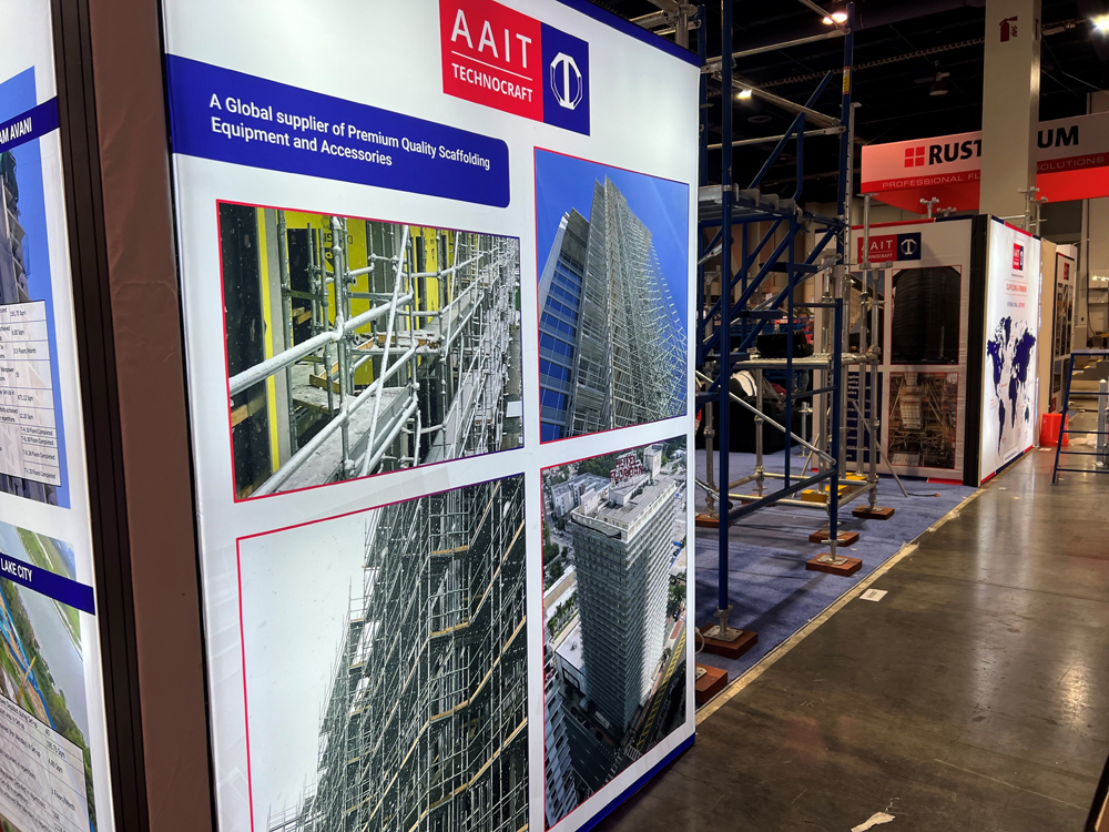 AAIT Technocraft Scaffold Distribution Shines at World of Concrete 2024 Bi-Centennial Anniversary