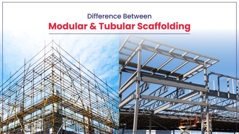 steel scaffolding platform installation