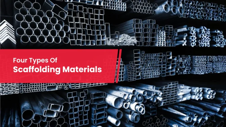 four main scaffolding material types