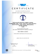 ISO 3824_Certificate for Fusion welding