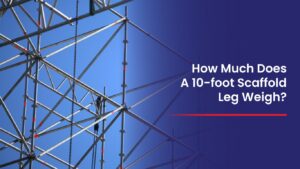 construction scaffolding tower setup