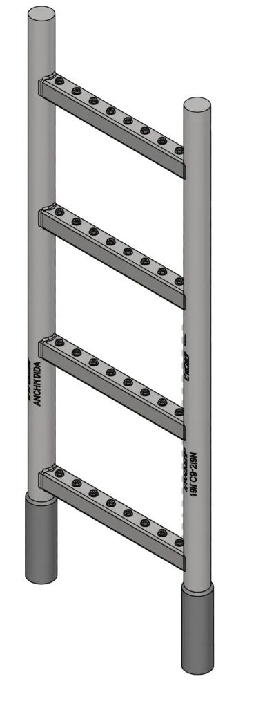 13.7” WIDE STEEL LADDER