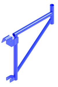 21″ Saddle Side Bracket (Tube)