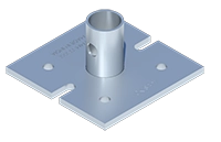 7″ X 7″ Base Plate (For Frame & Screw)