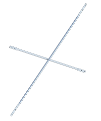 Tubular Cross Braces (Single and Double Hole)
