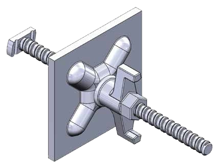 UNIVERSAL WALER TIE CLAMP