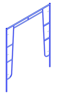 Walk Thru Frames with Drop Lock
